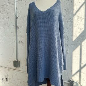 Intimately Free People Oversized Blue sweater dress SIZE XS